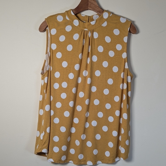 Boden Tops - Boden Polka Dot Sleeveless Blouse - Size US 16 (UK 18)